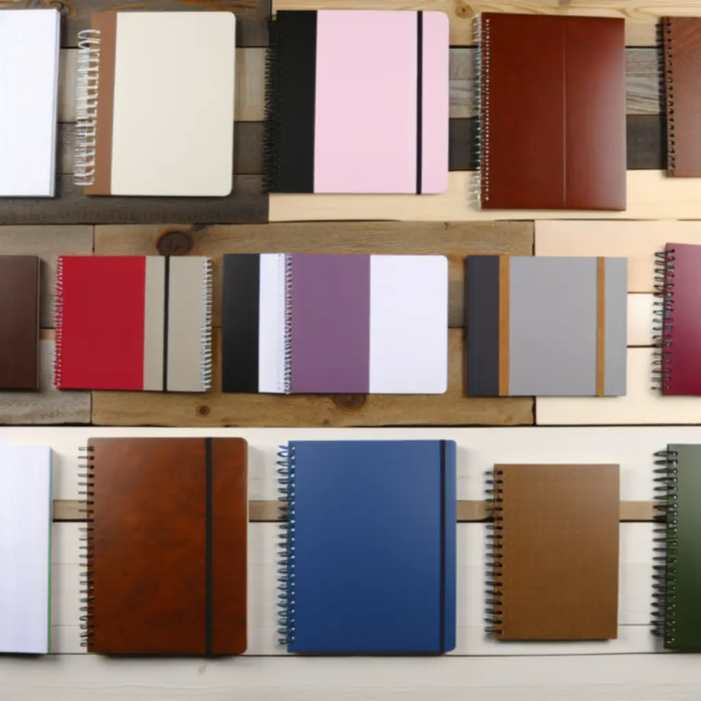 Füzetek és naplók – különböző méretű, spirálos és keményfedeles füzetek