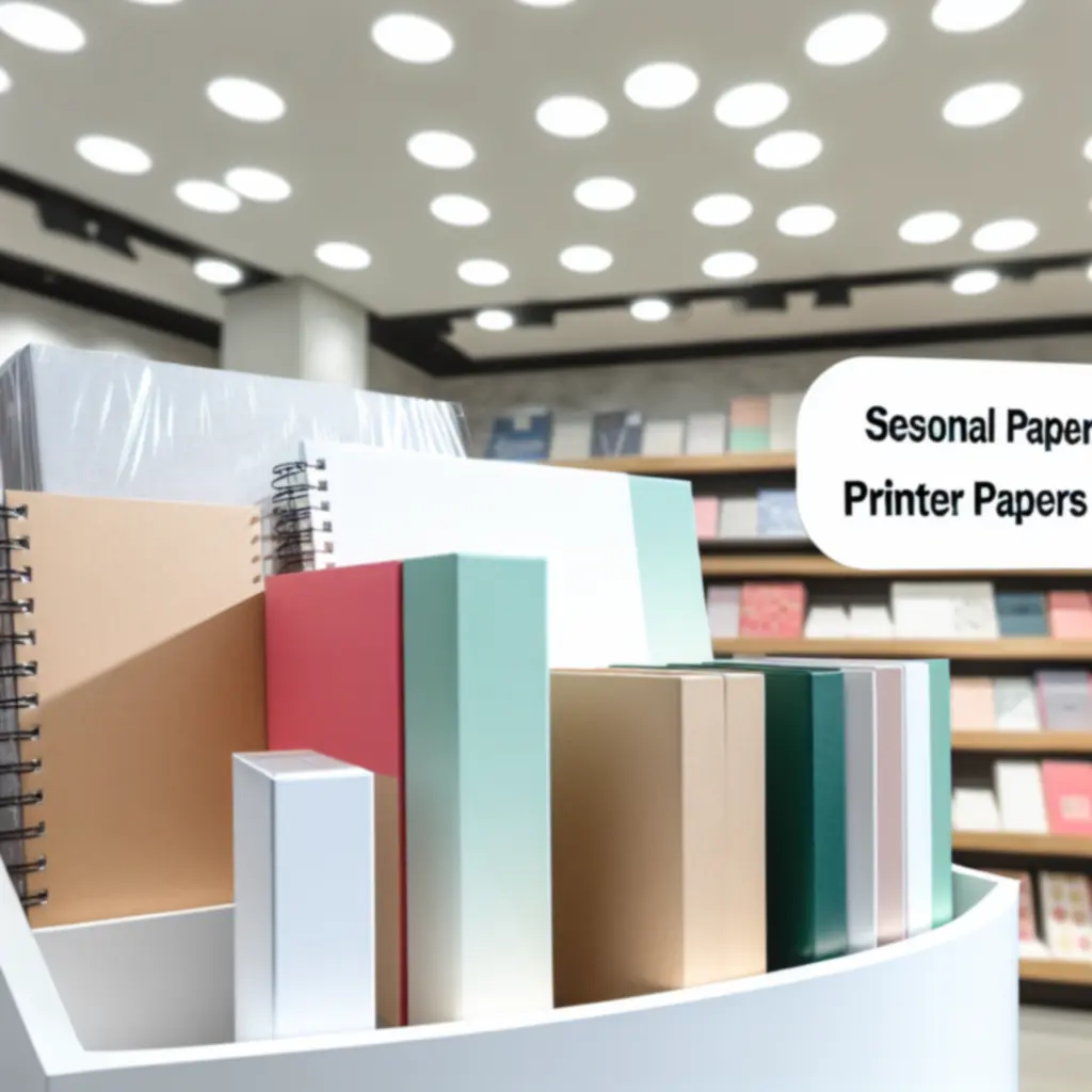 Kiemelt papír-írószer ajánlatok vizuális összeállítása