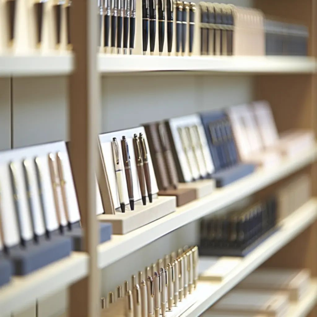 Prémium minőségű tollak letisztult elrendezésben